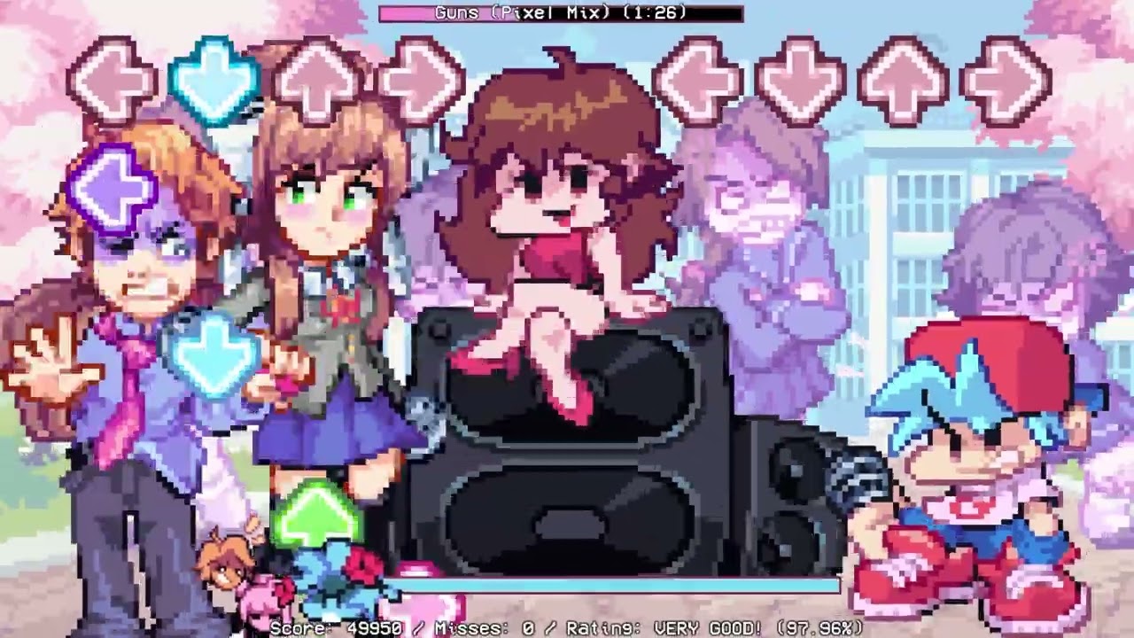 Guns but Monika and Senpai sing it!