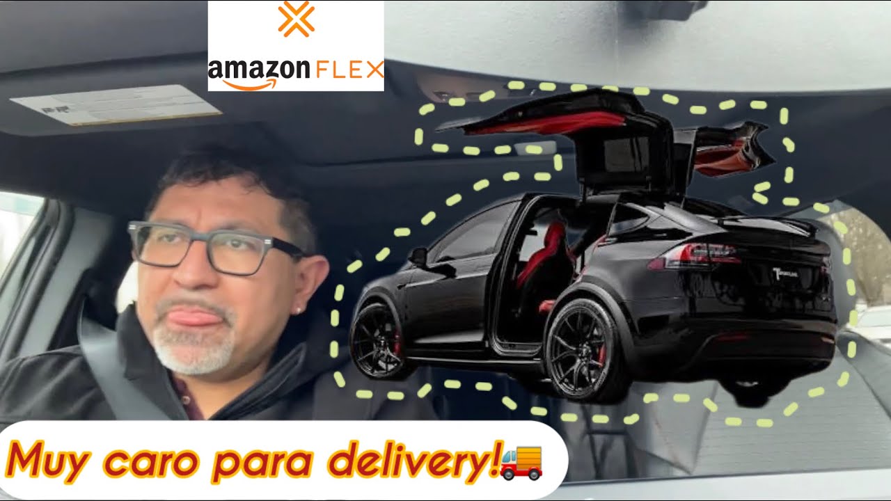 Tesla Model X, tirando Amazon flex? 🧐🤐