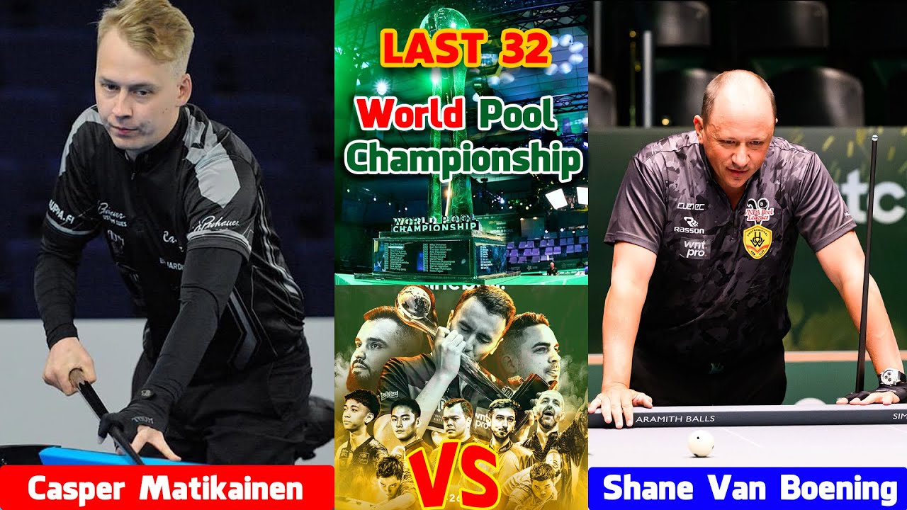 LAST 32 | Shane Van Boening vs Casper Matikainen | HIGHLIGHTS | 2025 World Pool Championship