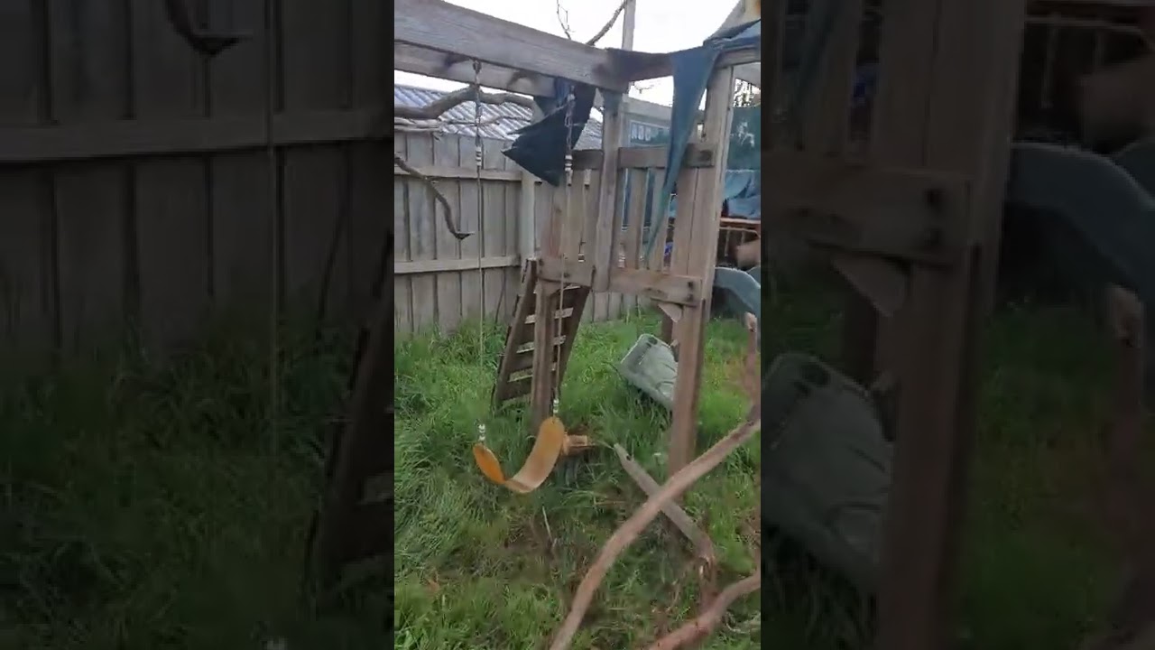 Storm Damage Fence Smashed #shorts