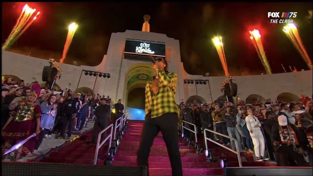 PYRO for Wiz Khalifa at NASCAR 