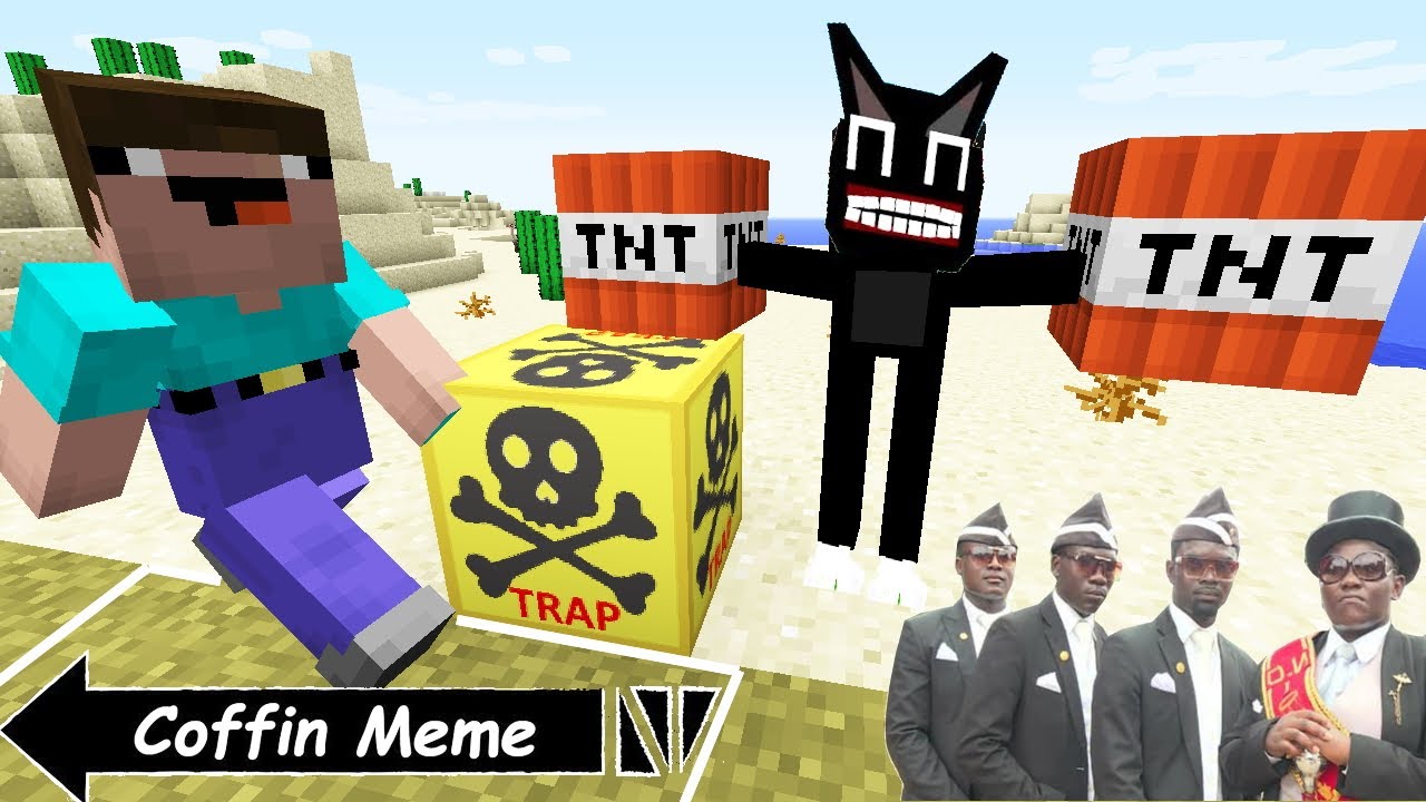 Coffin Meme Traps Edition Part 2 - Minecraft (Joke)