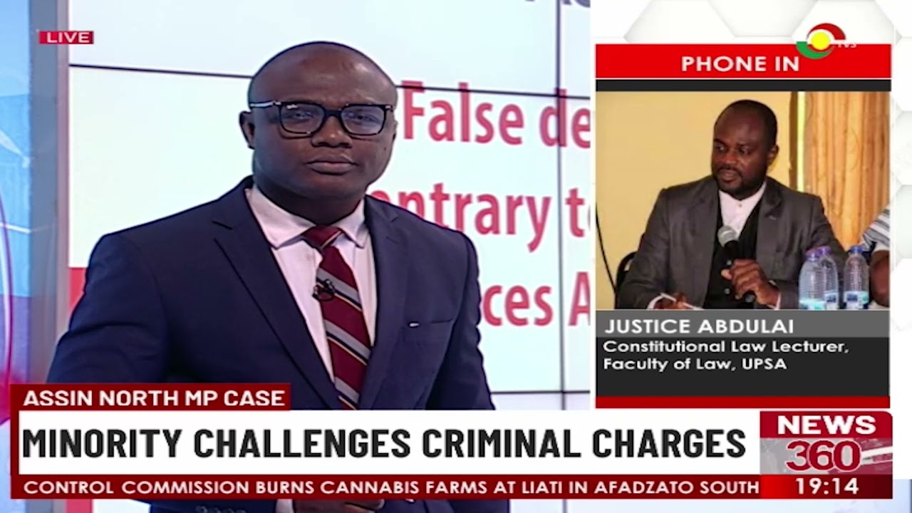 Assin North MP Case: Minority Challenges Criminal Charges