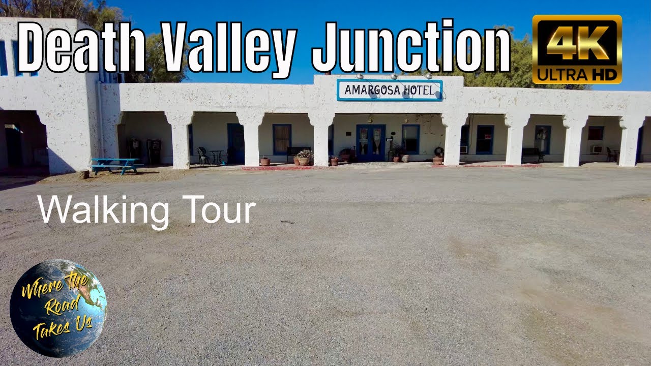 [4K] Death Valley Junction Walking Tour - WITH CAPTIONS