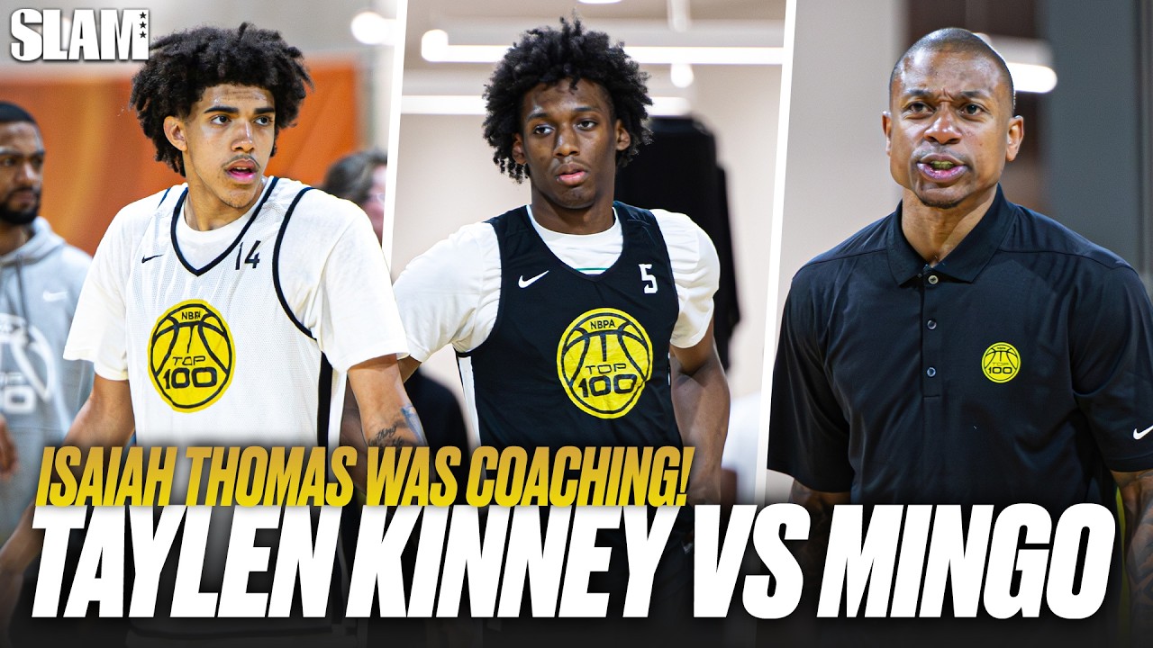 Taylen Kinney 🆚 5⭐️ PG Dylan Mingo at NBPA Top 100 Camp 🚨