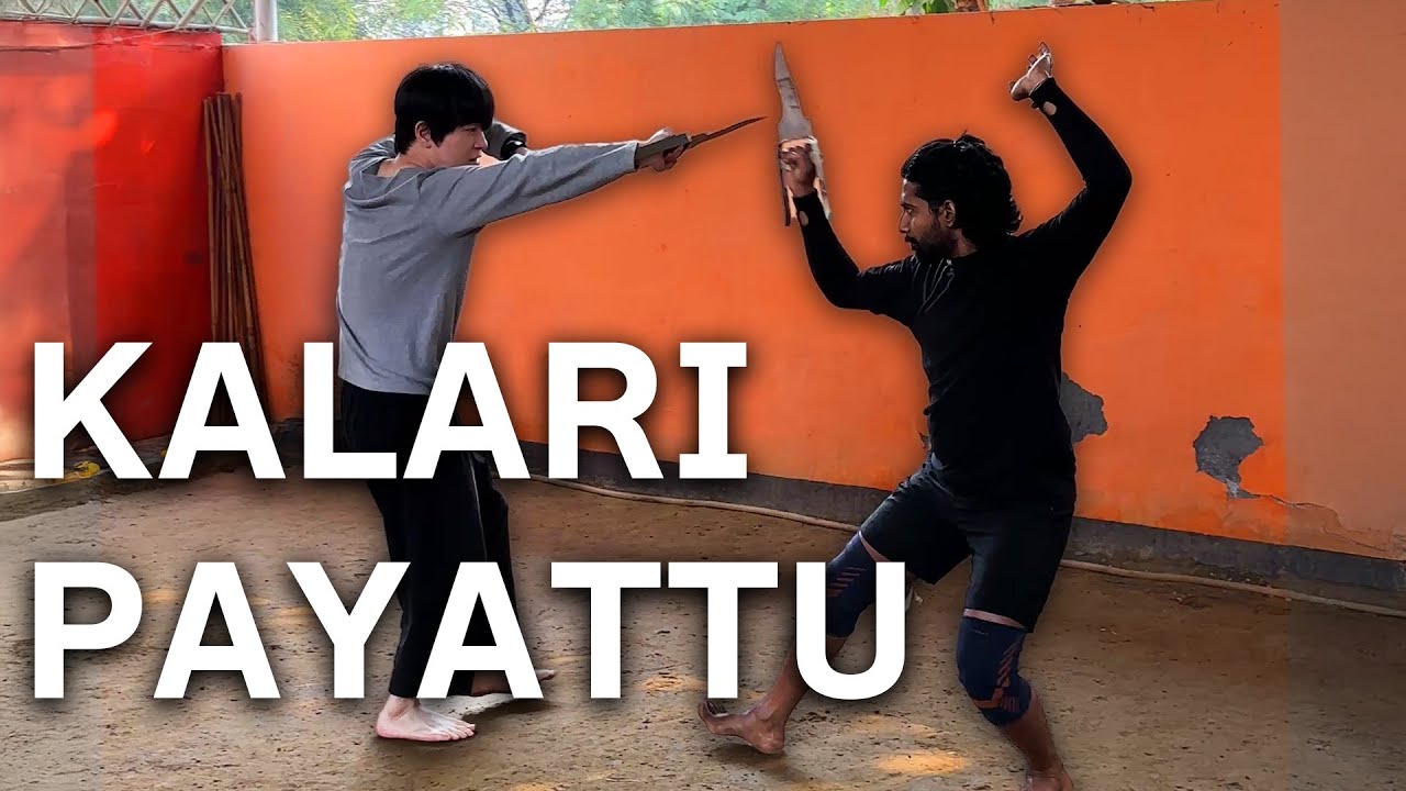 Korean and Indian Men's Knife Fight | Koreans Try KALARIPAYATTU