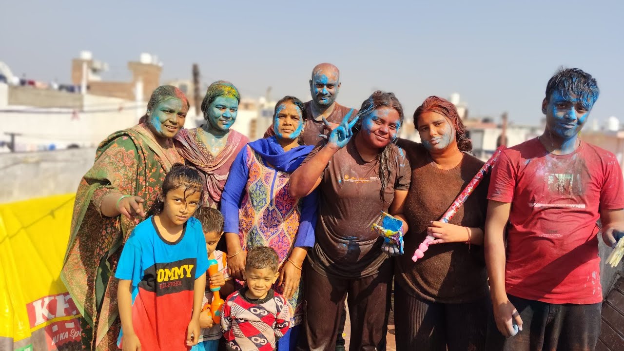 होली के रंग जिंदगी के संघ