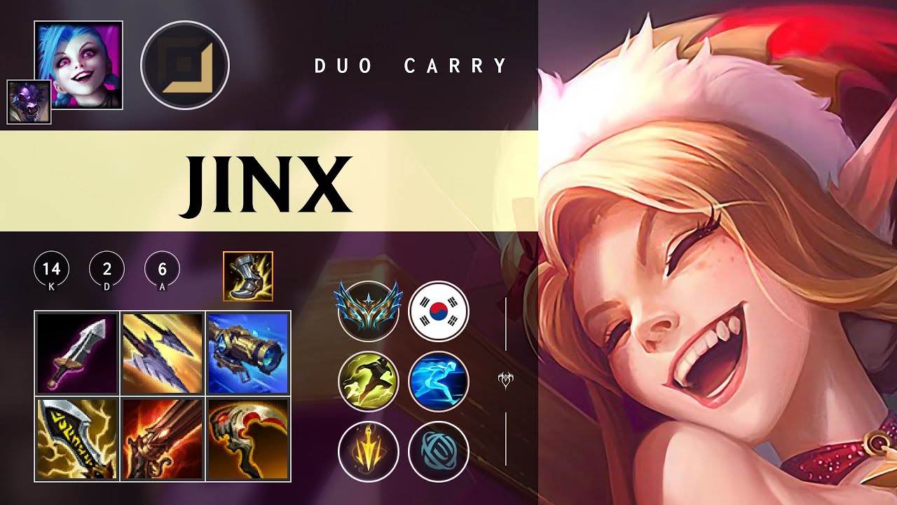 Jinx ADC vs Aphelios - KR Challenger Patch 26.02
