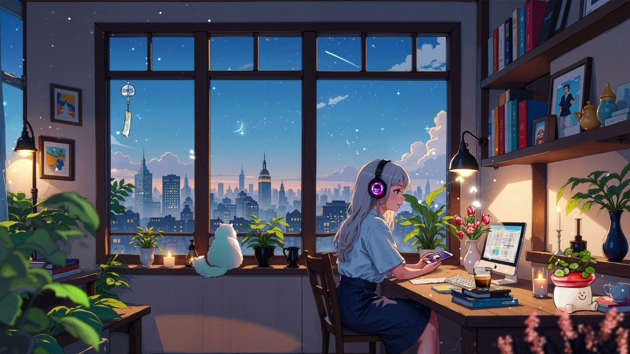 Productivity Boost 📚 Lofi Study Music for Deep Concentration ~ Lofi Study Beats [study/ work/relax]