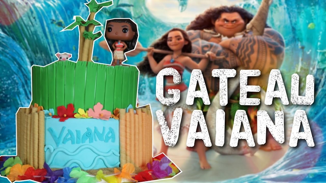 RECETTE GATEAU VAIANA DISNEY | MOANA CAKE DESIGN