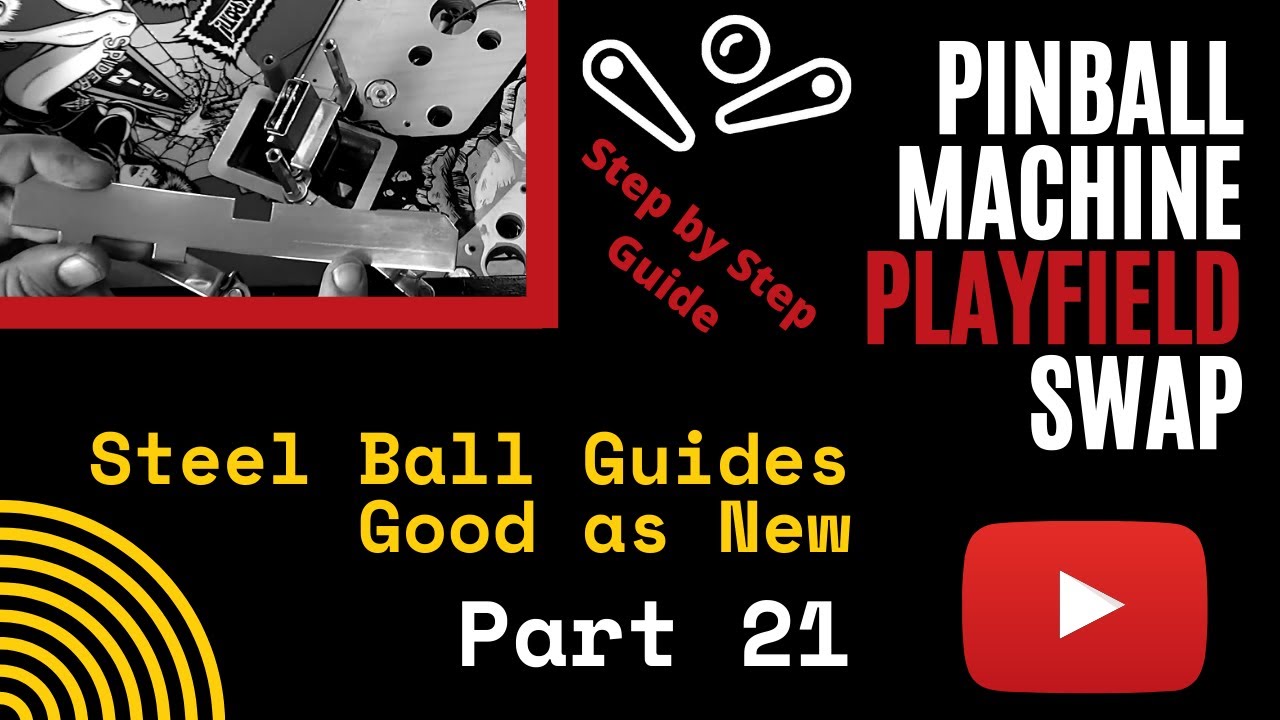 Spider Hole Posts & Gate + Last Steel Ball Guides - Pinball Playfield Swap - Part 21 of 30