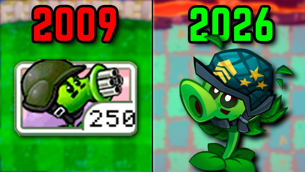 The Complete History of Gatling Pea: PvZ's Strongest Peashooter