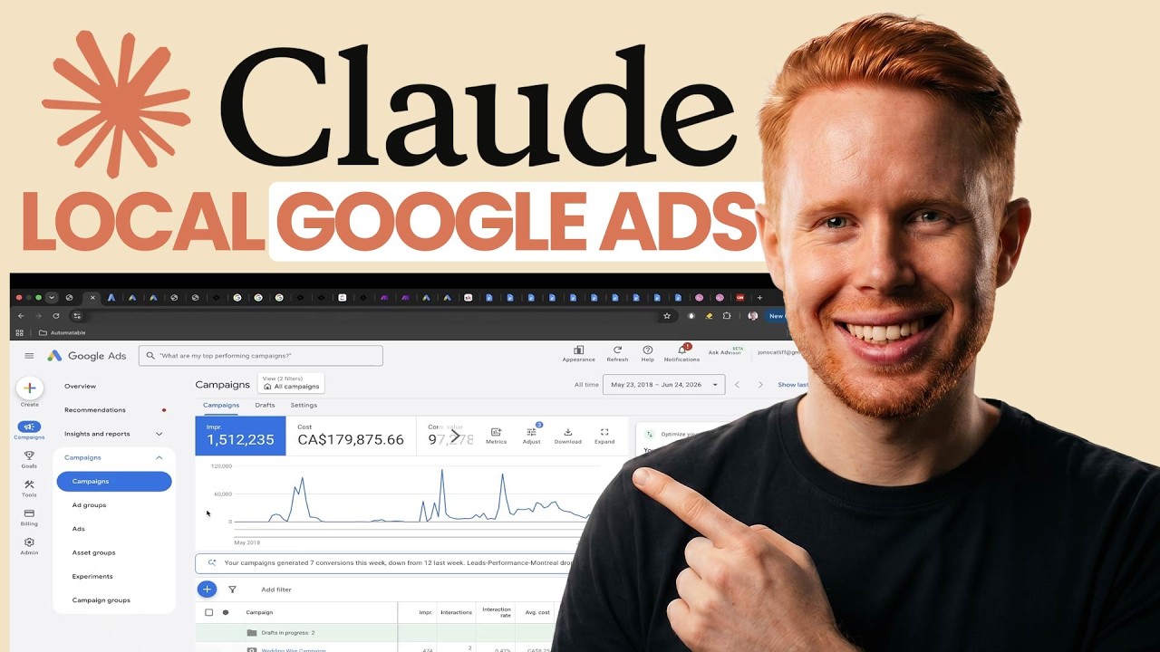 Claude Code для локальной рекламы в Google: полная автоматизация (заработано $730 000)
