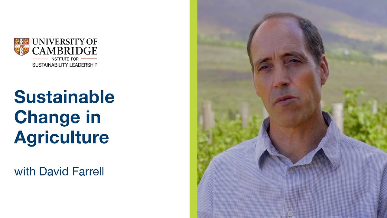 Sustainable Change in Agriculture | University of Cambridge