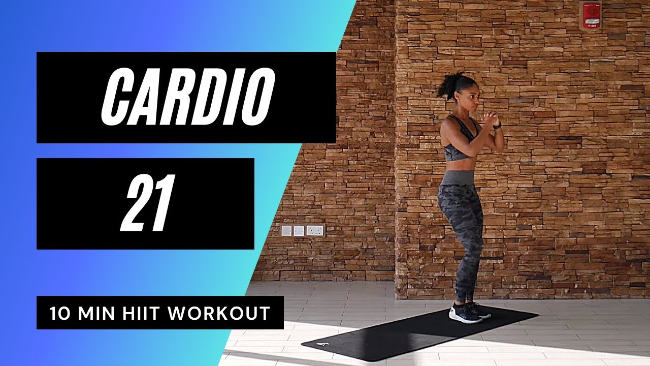 10 MIN CARDIO HIIT WORKOUT // Intense Calorie Burn | MrandMrsMuscle