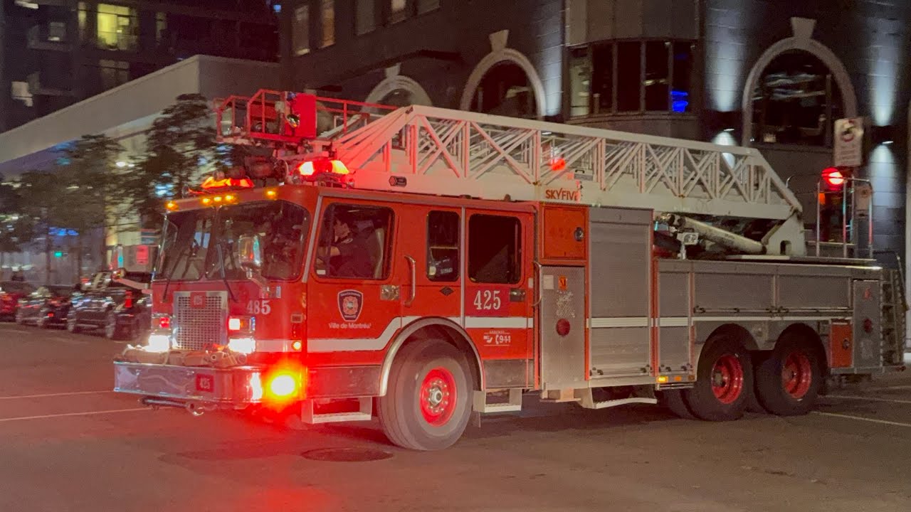 MONTREAL EMERGENCY SERVICES IN ACTION AUGUST 2025
