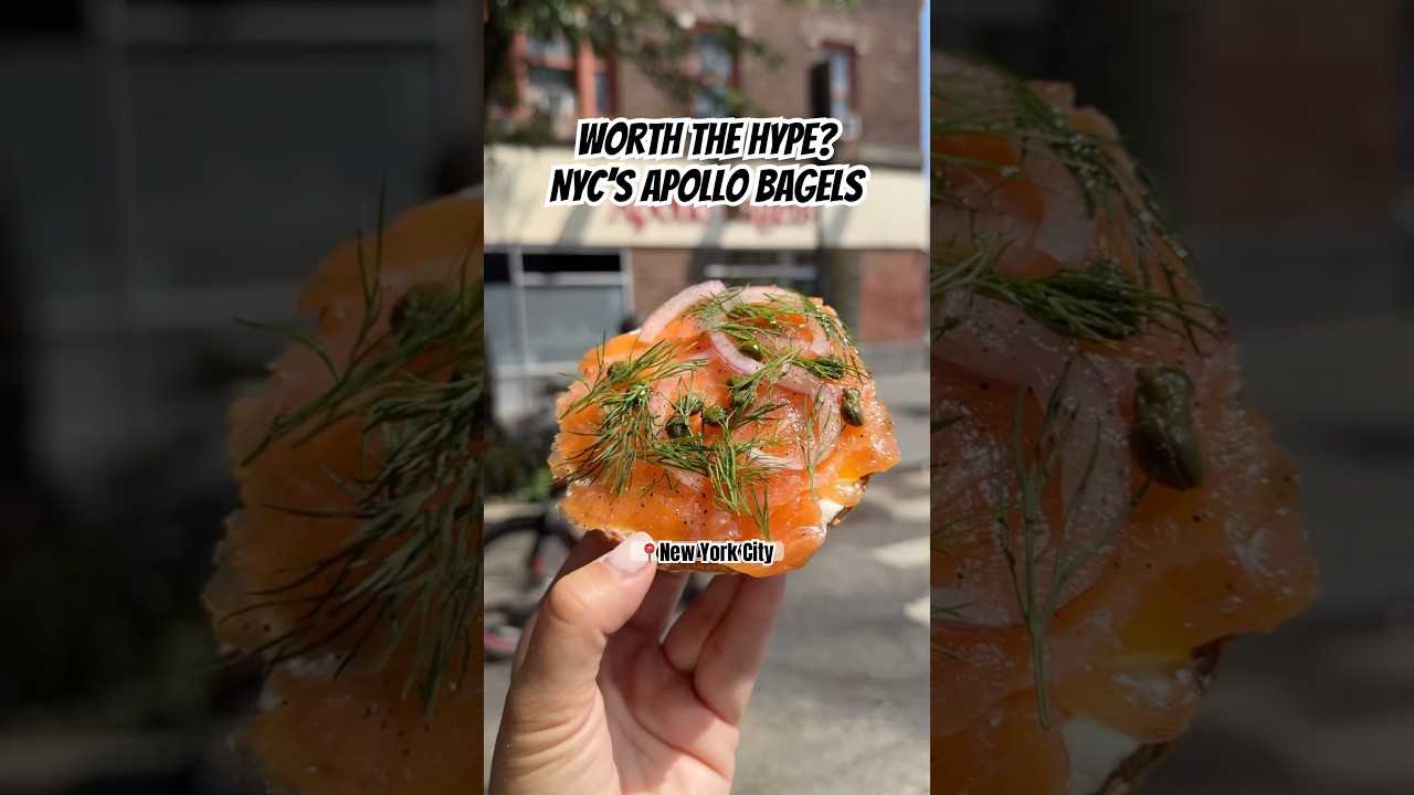 Apollo Bagels в Нью-Йорке: стоит внимания! #nycfood #bagels #apollobagels #newyorkcity #nyfoodie