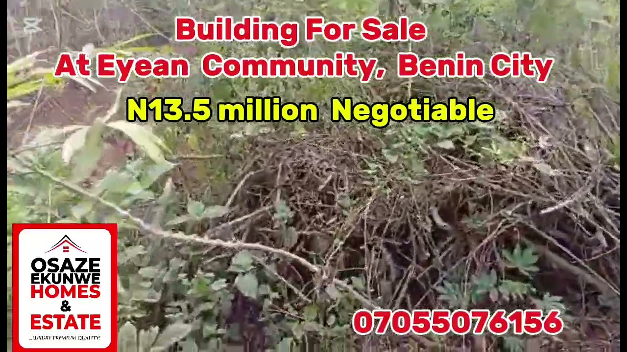 Building For Sale At Eyean Community, Benin City 