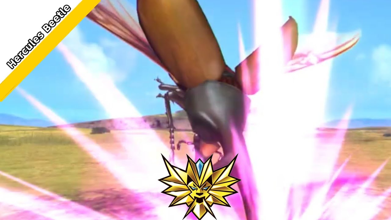 Hercules Beetle gameplay. Strong animal kaiser max4 | 百獣大戦グレートアニマルカイザー(animal gameplay)