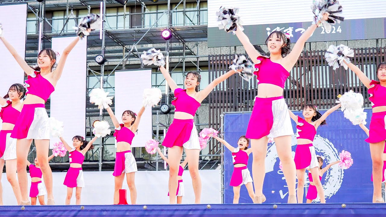 [4K] Mighty Girls　安濃津よさこい 2024 津まつり (中央)
