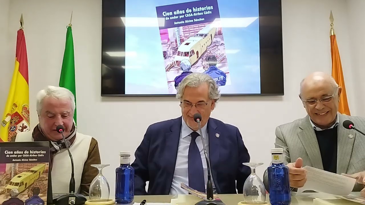 Presentación del libro “Cien años de historias de andar por CASA-Airbus Cádiz”