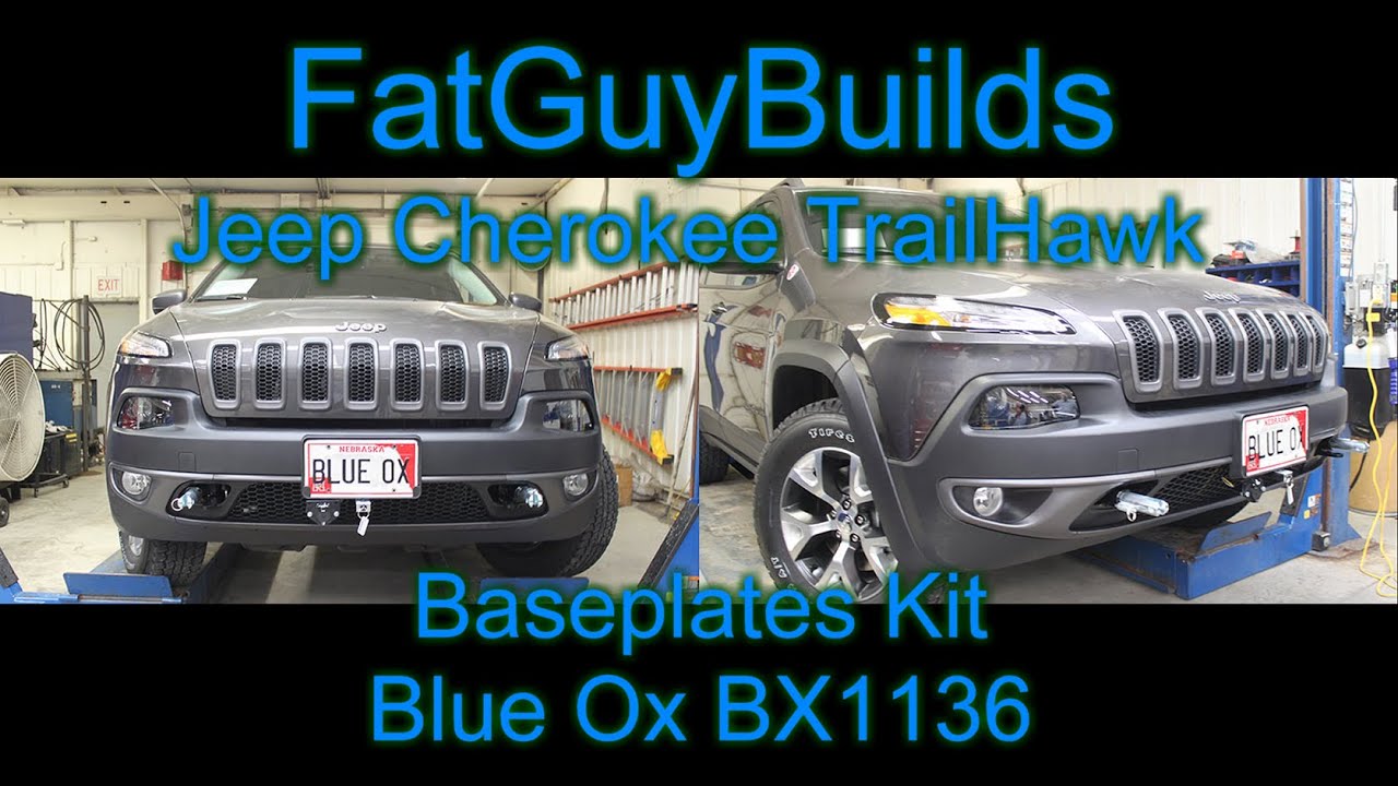Jeep Cherokee Trailhawk Baseplates Kit Blue Ox BX1136