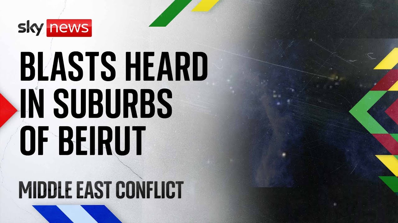 Blasts heard after Israeli military tells part of Beirut to 'evacuate immediately'