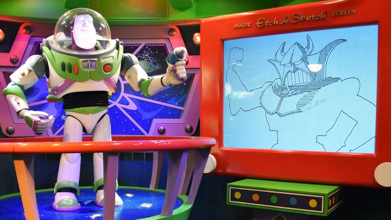 Buzz Lightyear Laser Blast FULL Ride at Disneyland Paris Discoveryland, Disney Pixar Toy Story 2