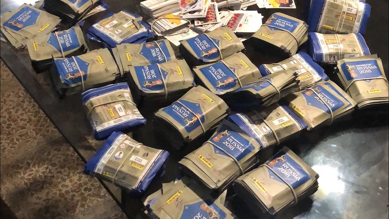 ABRI 500 PACOTES DE FIGURINHAS E NÃO COMPLETEI O ALBUM 😱😡