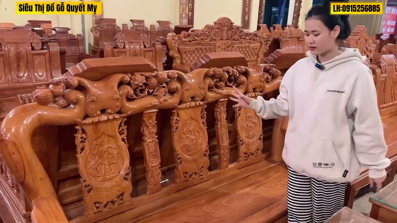 BỘ BÀN GHẾ MINH ĐÀO | SIÊU THỊ ĐỒ GỖ QUYẾT MỴ 
