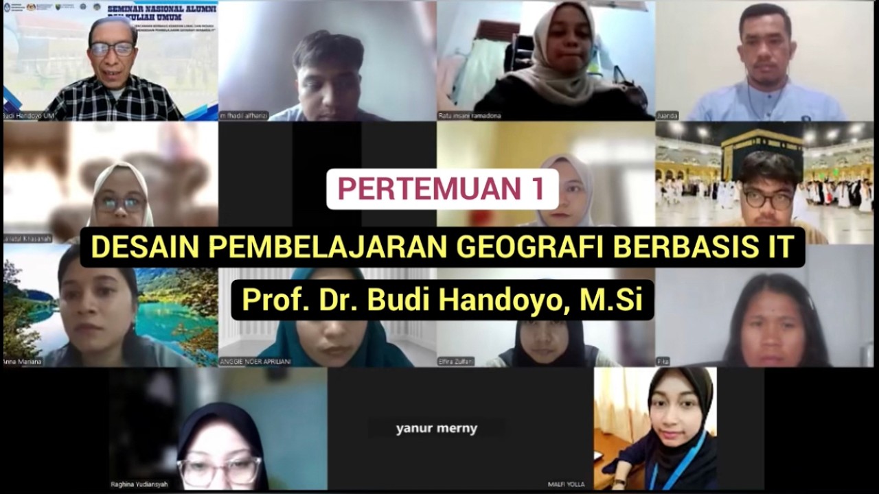 1-Prof. Budi Handoyo | Desain Pembelajaran Geografi berbasis IT |Nat.Lecturer|Jan-Juni 26-14/2/26
