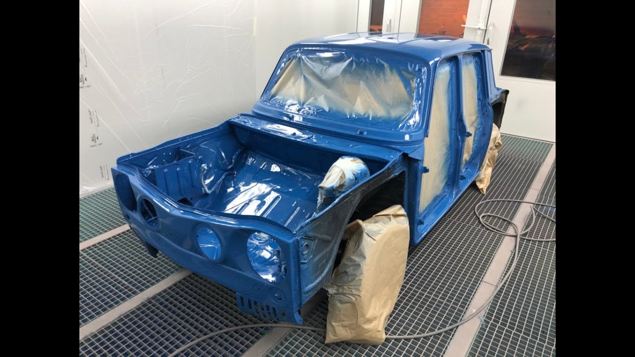 Peinture Renault 8 Gordini - Bleu de France 418 -
