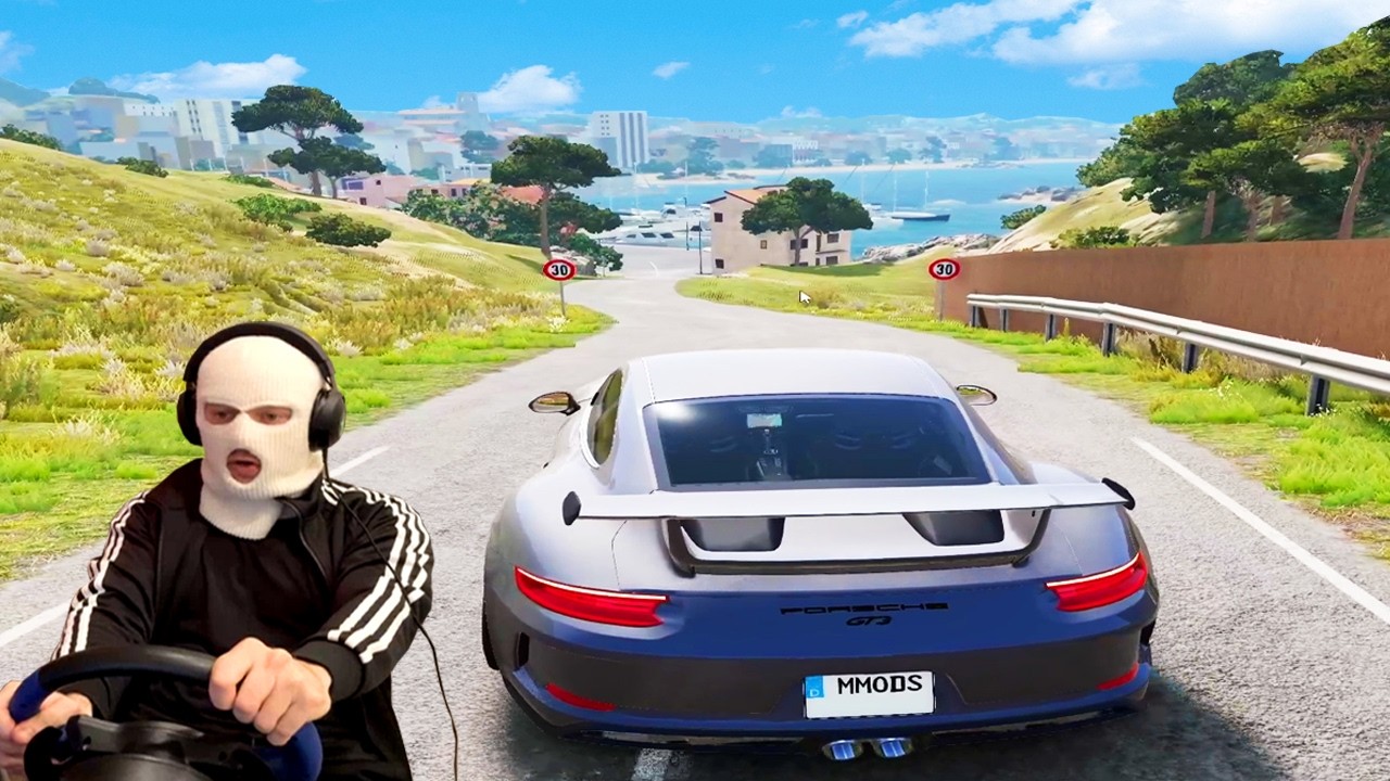 сумасшедшая езда! побег перекупа! BeamNG.drive