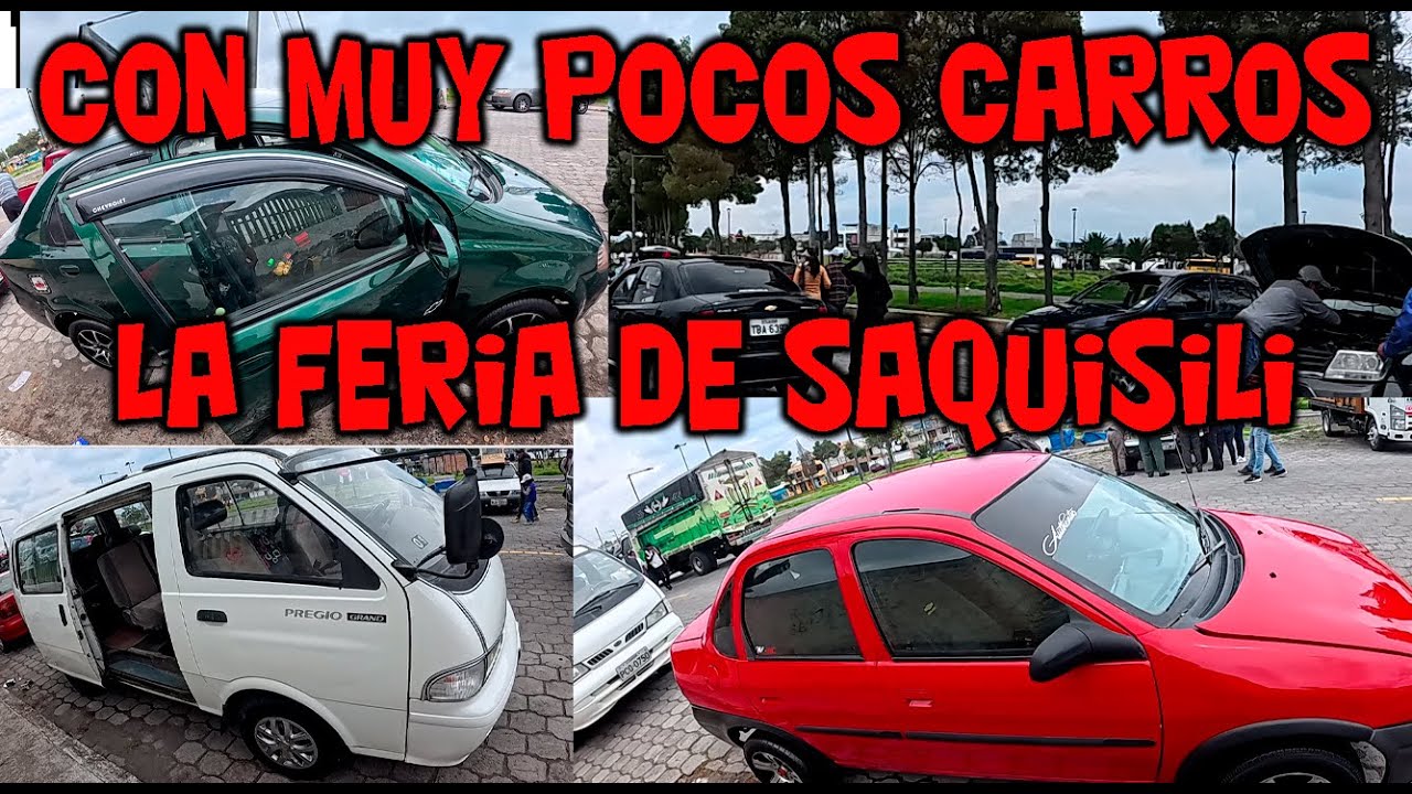 HAY POCOS CARROS POR LAS FIESTAS DEL CANTON SAQUISILI