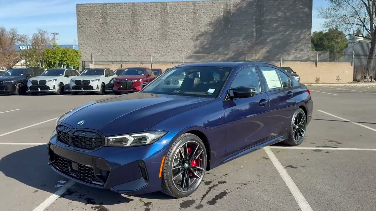 Представляем BMW M340i 2026 года в цвете «Танзанитовый синий». Произведено в Мюнхене | 4K