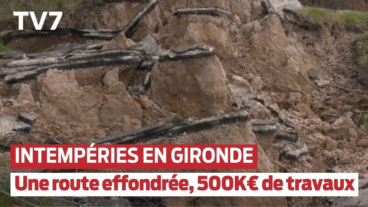 Gironde : 500 000 euros pour réparer la route d'Aillas