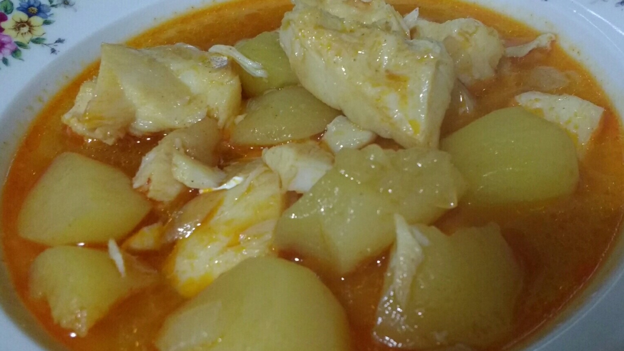 Patatas con bacalao en olla GM G Deluxe