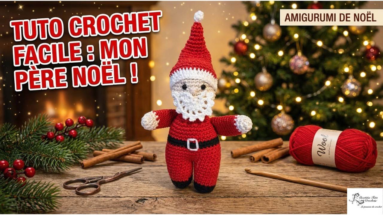 Tuto père Noël au crochet