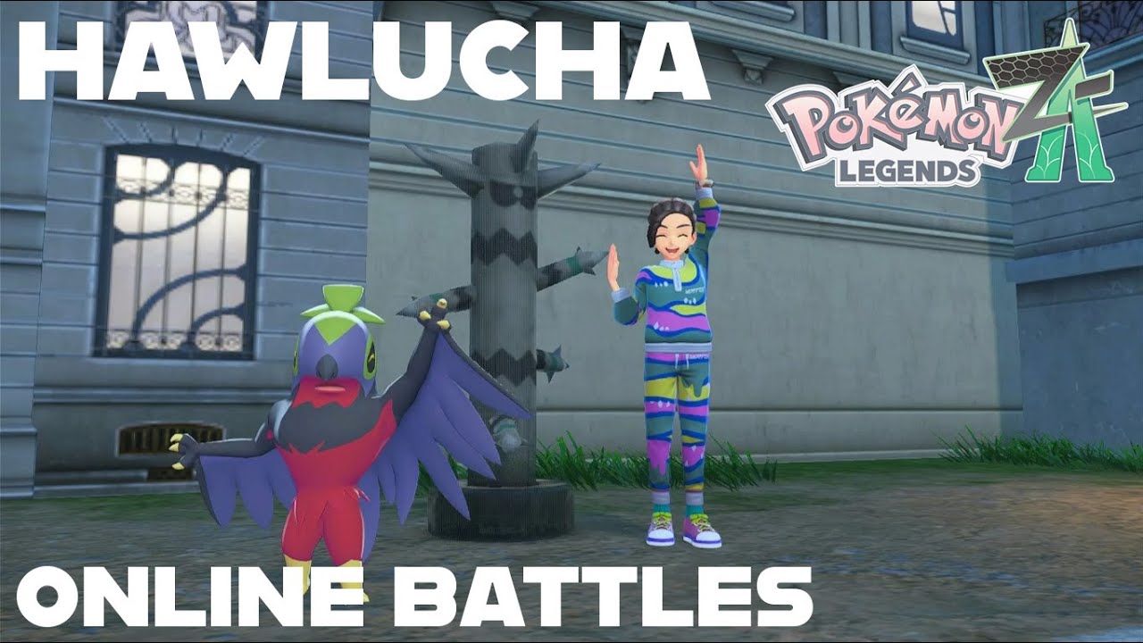 MEGA HAWLUCHA IS SO FUN IN LEGENDS ZA!! (Legends ZA Online Battles)