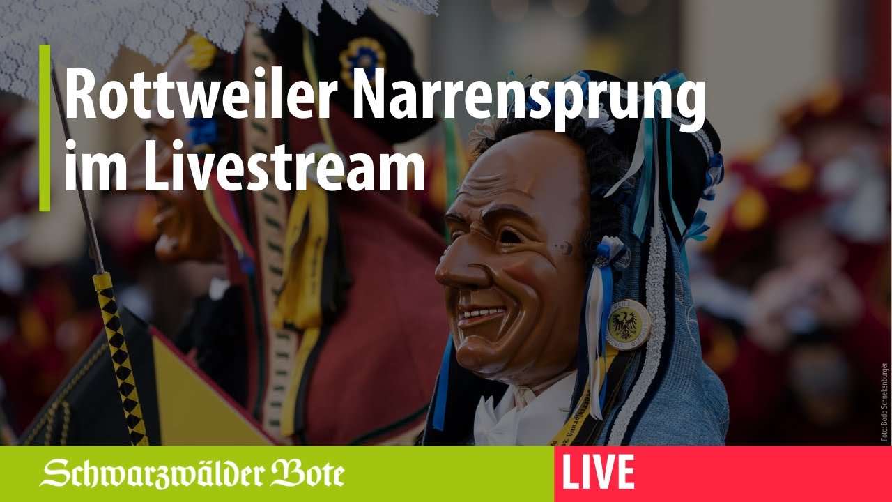 Narrensprung Rottweil 2026 im Livestream