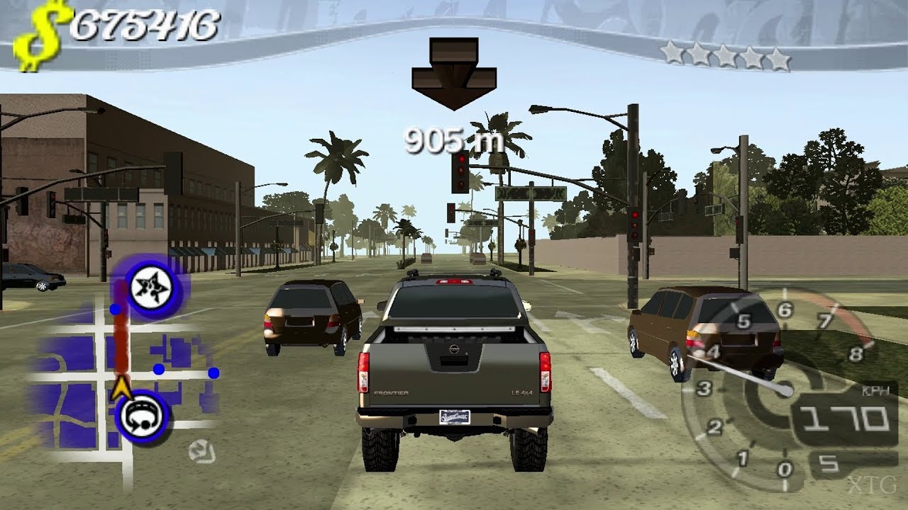L.A. Rush PSP Gameplay HD (PPSSPP)