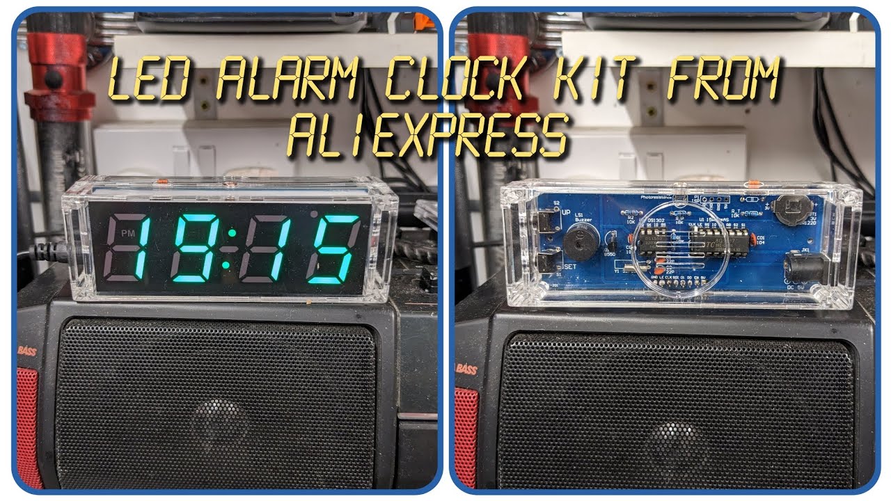 Building an AliExpress LED Alarm Clock Kit