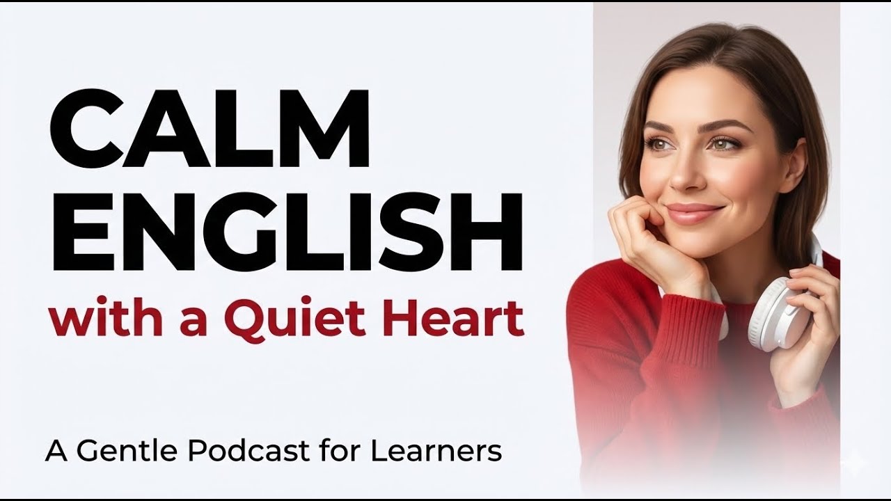 Calm English Learning Podcast 🎧 | Gentle Practice for Intermediate Learners | Stress-Free Listening