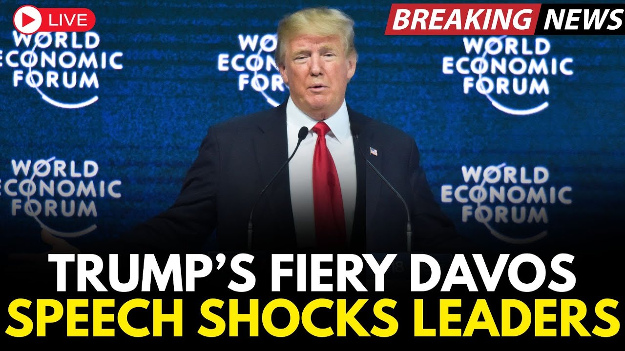 Donald Trump LIVE: Trump Davos World Economic Forum Special Address Amid Greenland Tensions