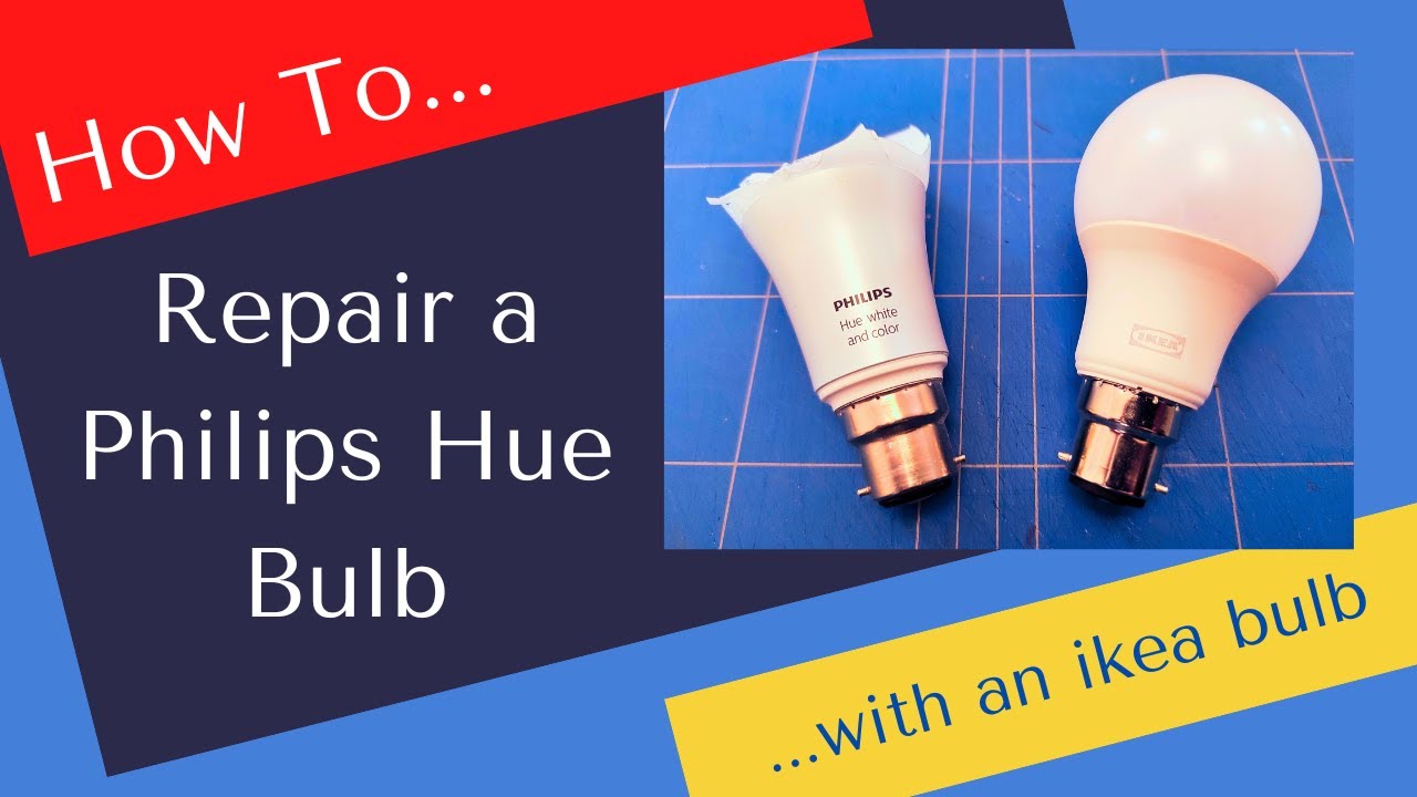 How to... Repair and replace a broken Philips Hue Bulb diffuser