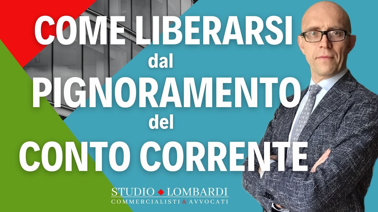 PIGNORAMENTO del CONTO CORRENTE? - Ecco un metodo per liberarsene!