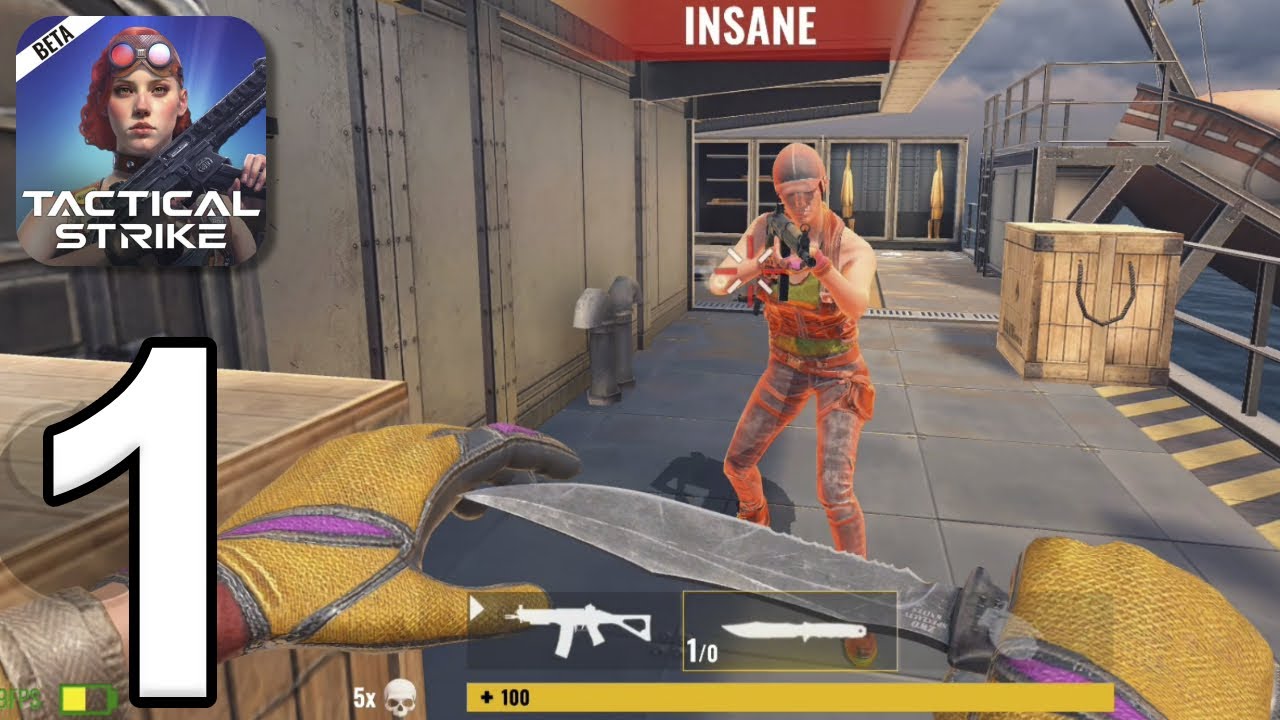 Tactical Strike: 3D Online FPS (Beta) - Gameplay Walkthrough Part 1 (iOS, Android)