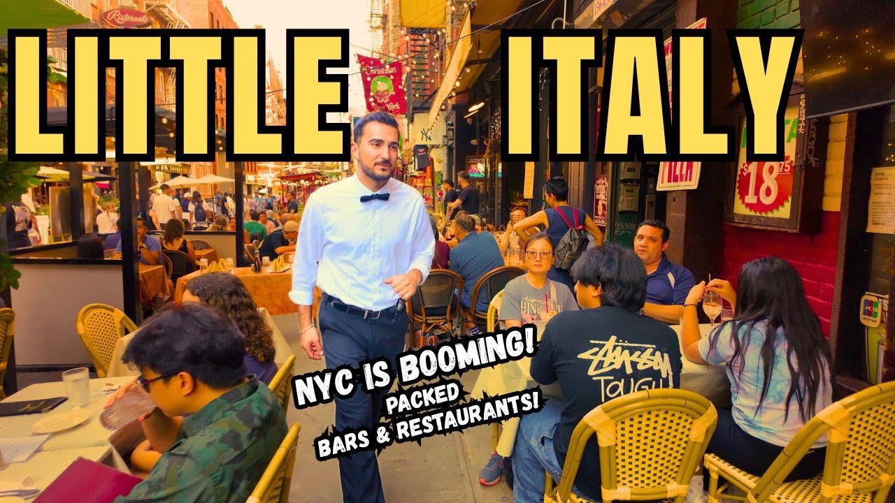 Exploring NYC LITTLE ITALY 🇮🇹 | What Manhattan Is REALLY LIKE After 6pm! | NYC Is BOOMING!