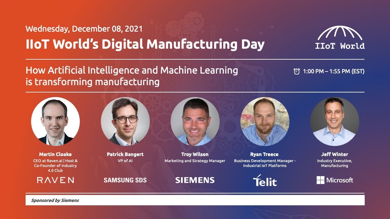 How Artificial Intelligence and Machine Learning is transforming manufacturing