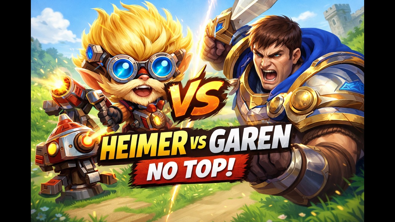 EU SOLDEI O GAREN NO TOP?! HEIMERDINGER INSANO 🔥